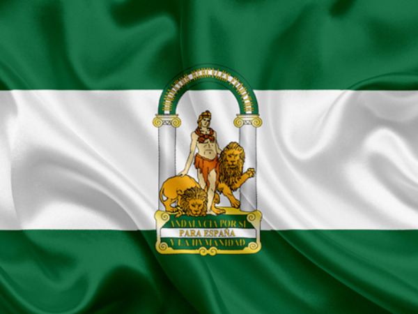 Izado de la bandera de Andalucía