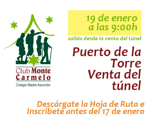 Salida de enero con el Club de Senderismo "Monte Carmelo"