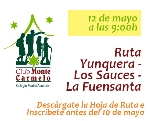 Salida de mayo con el Club de Senderismo "Monte Carmelo"
