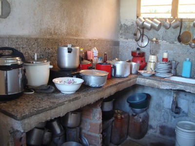 Cocina de la casa de Cuba