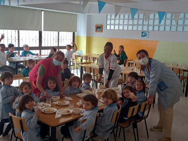 JORNADA GASTRONÓMICA GRIEGA EN EL COMEDOR ESCOLAR.