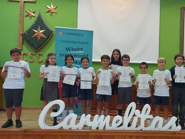 ENTREGA DE LOS CERTIFICADOS DE CAMBRIDGE.