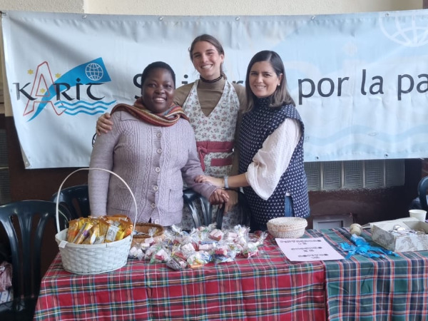 CHOCOLATADA Y REUNIÓN CON EL P. DAVID, DELEGADO DE KARIT.