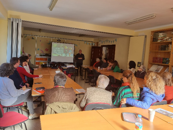 CHOCOLATADA Y REUNIÓN CON EL P. DAVID, DELEGADO DE KARIT.