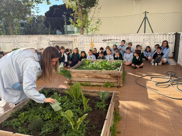 CLASE DE CONOCIMIENTO DEL ENTORNO EN EL HUERTO ESCOLAR.