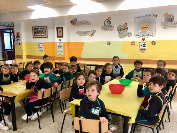 TORRIJAS EN EL TALLER DE COCINA.