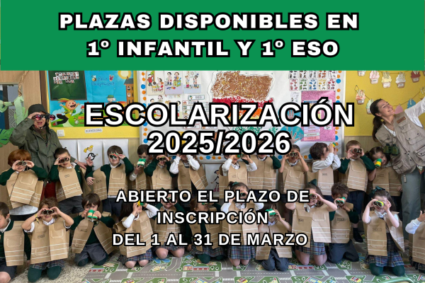 ESCOLARIZACIÓN CURSO 2025/2026