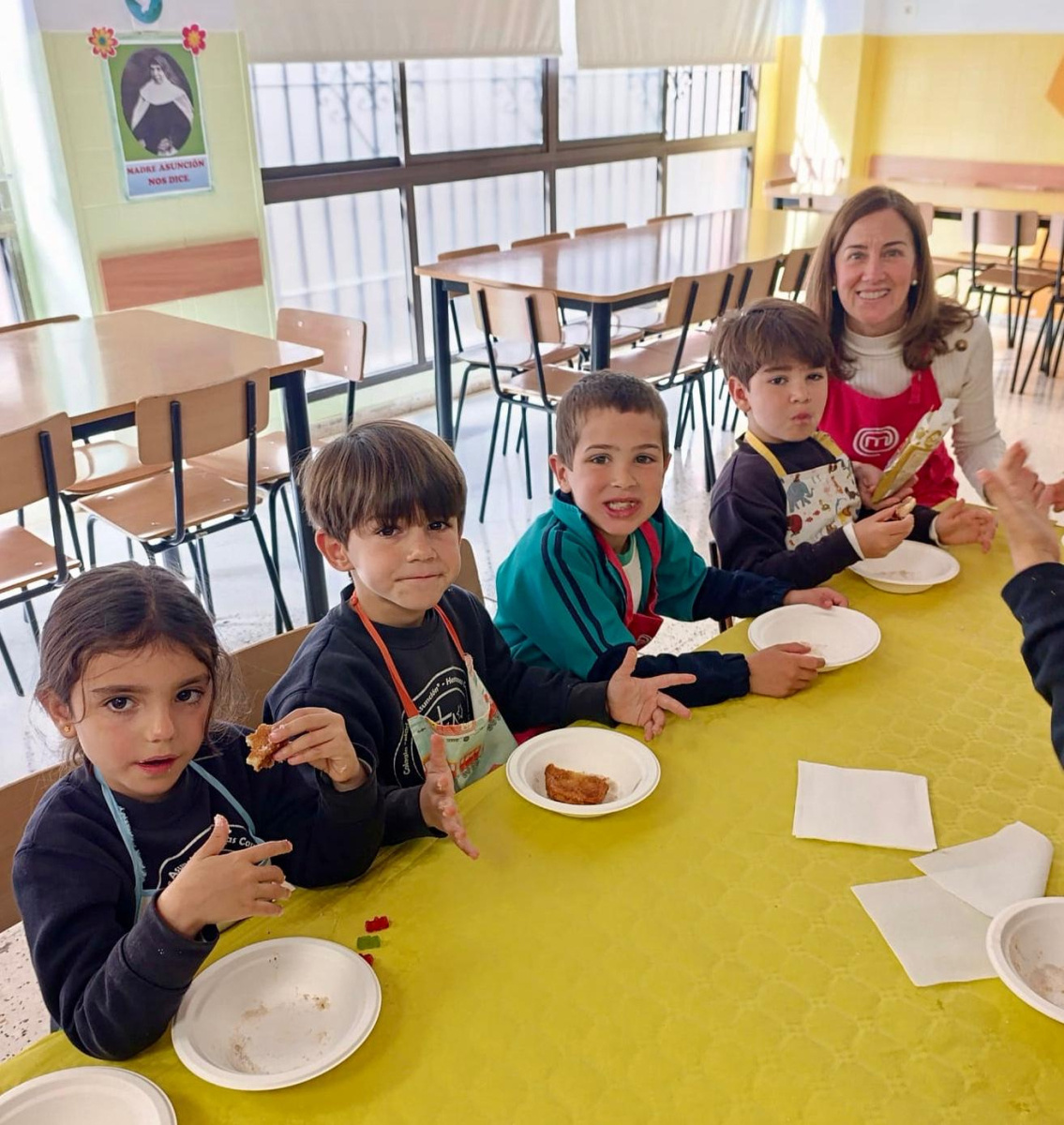 TORRIJAS EN EL TALLER DE COCINA.