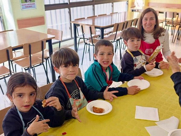TORRIJAS EN EL TALLER DE COCINA.